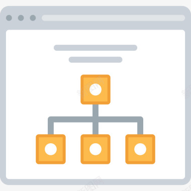 矢量平面图浏览器站点地图平面图图标图标