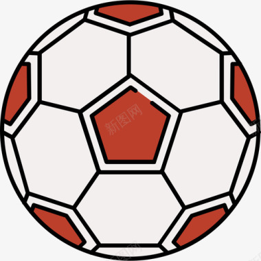 足球运动足球运动21彩色128px图标图标