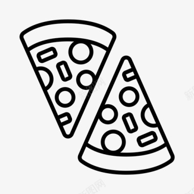 披萨美食快餐图标图标