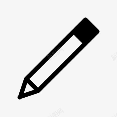 蜡笔笔蜡笔铅笔图标图标
