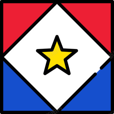 萨巴岛旗帜收藏3广场图标图标