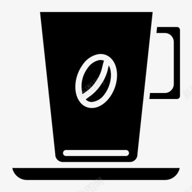 咖啡饮料马克杯图标图标