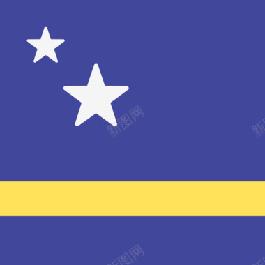 库拉索岛国际旗帜4广场图标图标