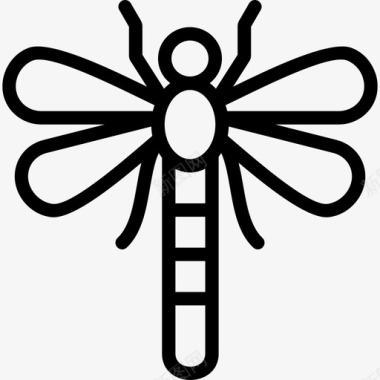 蜻蜓梅花尾翡翠图标图标