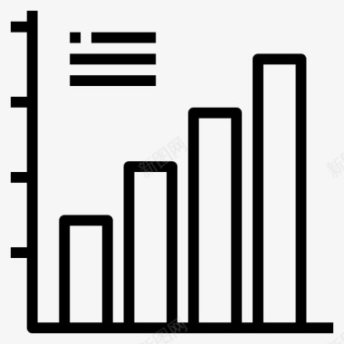 多彩图表图表统计图标图标