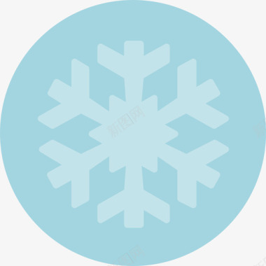 下雪天气下雪天气32圆形平坦图标图标