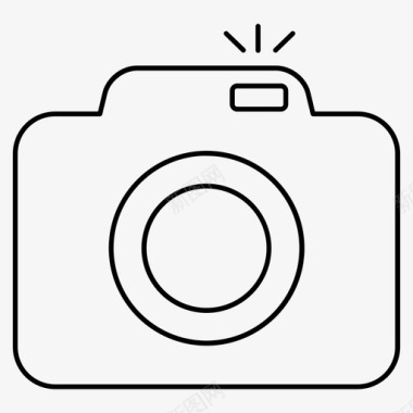 闪光照相机摄像机数码相机图标图标