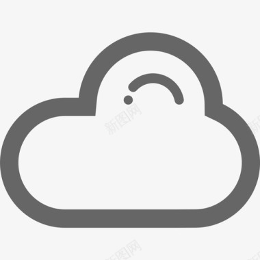 线性图标删除云端图标