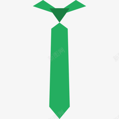 领带男士配件平头图标图标