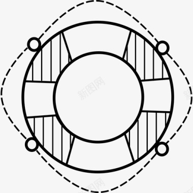 手工绘制的曲线救生员假日3手工绘制图标图标