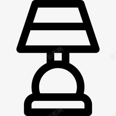 灯具灯具家具13线性图标图标