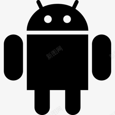 AndroidAndroid社交媒体5填充图标图标