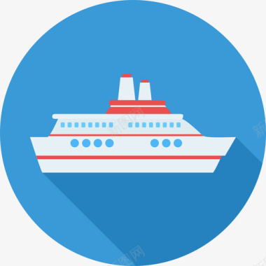 邮轮旅游度假公寓图标图标