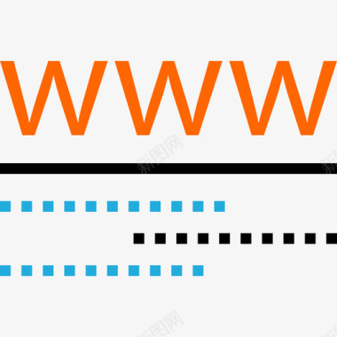 活动字体设计Www在线活动和网络语言平面图标图标