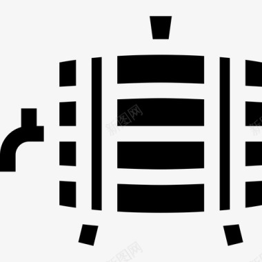 涂料桶桶圣帕特里克第6天装满图标图标