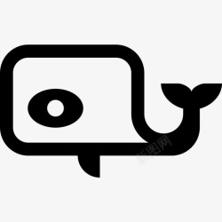 半兽人半兽人海洋生命5线性图标高清图片
