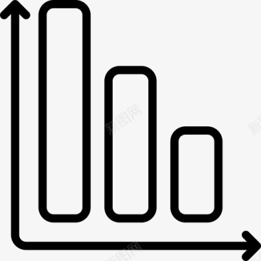 分析股票分析业务图3线性图标图标
