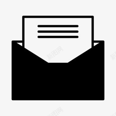 邮件后邮件通讯电子邮件图标图标