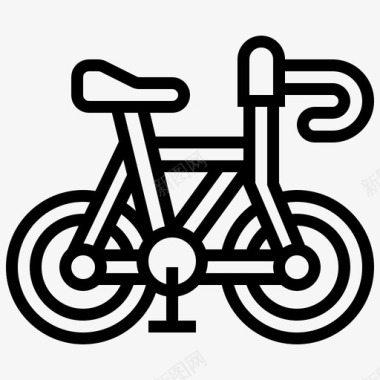 自行车运动娱乐图标图标