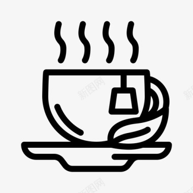 喜欢喝茶喝茶热咖啡图标图标