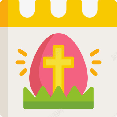复活节复活节复活节7平淡图标图标