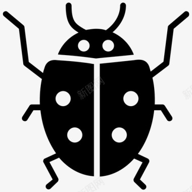 金龟子甲虫粪甲虫昆虫图标图标