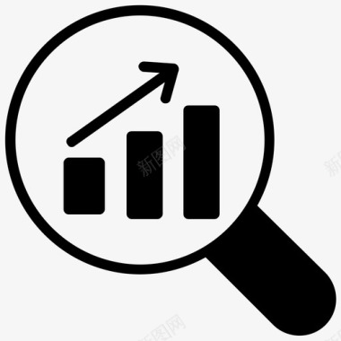 增长业务分析数据分析市场分析图标图标