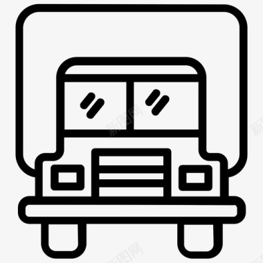 汽车公共汽车长途汽车公共交通图标图标