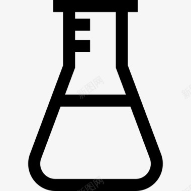 装置实验室装置线性烧瓶图标图标