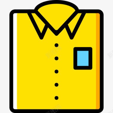 男装衬衫男装4黄色图标图标