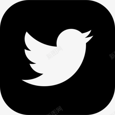 稳定Twitter社交媒体9稳定图标图标