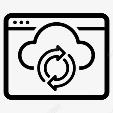云服务器数据同步云托管图标图标
