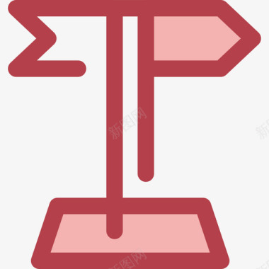 方向位置7红色图标图标