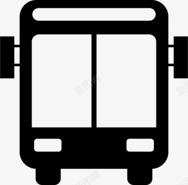 公共交通标识公共汽车驾驶公共交通图标图标