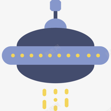 空间不明飞行物空间14扁平图标图标