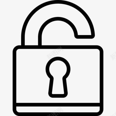 未锁定其他元素5线性图标图标