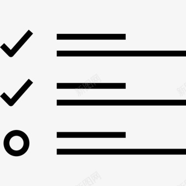 活动列表列表线框细线图标图标