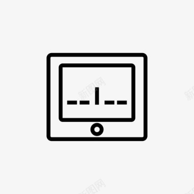 ppt数字手表闹钟时钟图标图标