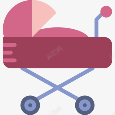 婴儿推车婴儿推车婴儿13扁平图标图标