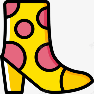 黄色闪电靴子女鞋4黄色图标图标
