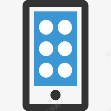 智能手机电子和设备2边框颜色图标图标