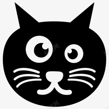 卡通猫卡通动物猫表情图标图标