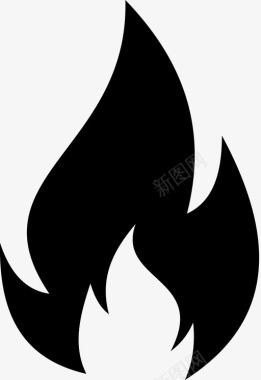 火焰燃烧高温图标图标