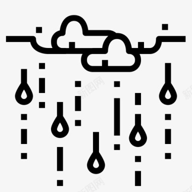 极速风暴雨云风暴图标图标