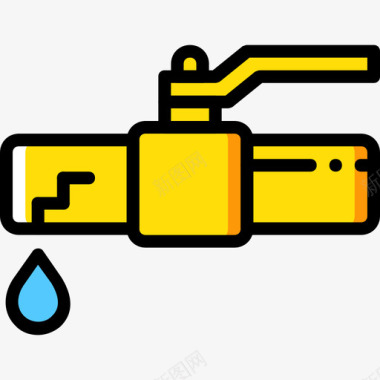 粉红色黄色管道结构8黄色图标图标