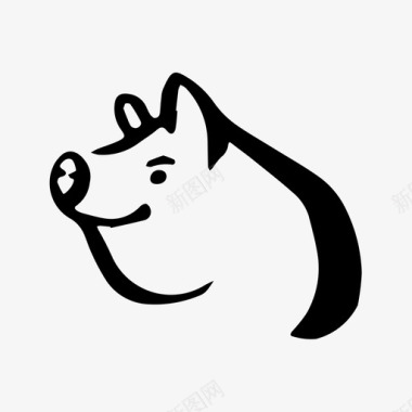 财神猪猪动物农场图标图标