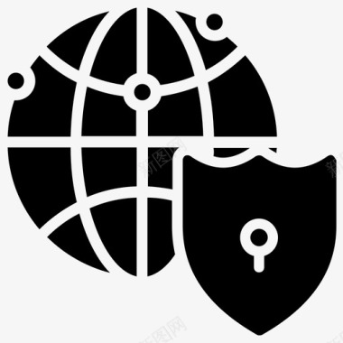 公共信息标志安全标志网络保护internet保护网络安全图标图标
