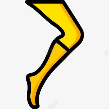 袜子女鞋4黄色图标图标