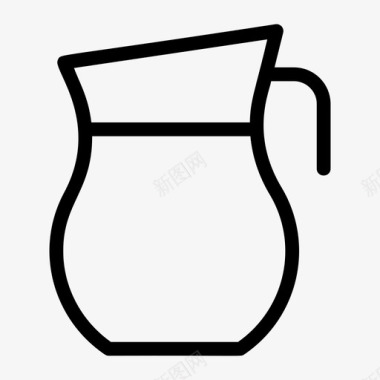 洒水壶壶饮料罐子图标图标