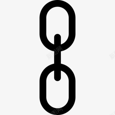 链条钥匙和锁3线性图标图标